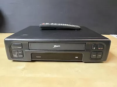 Zenith VR4205HF VCR Player Recorder VHS TESTED Working WITH Remote • $39