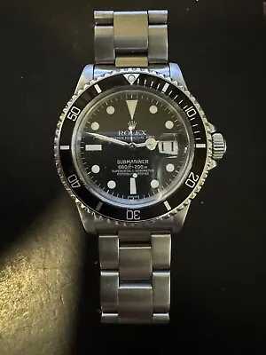 Rolex Submariner Men's Black Watch - 1680 • $9950