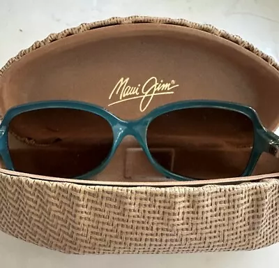 MAUI JIM - CLOUDBREAK(TORTOISE /PEACOCK BLUE) Sunglasses With Case • $75