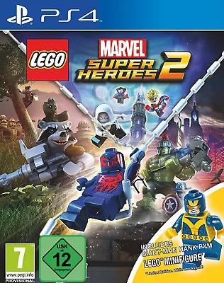 PS4 Lego Marvel Superheroes 2 Toy Edition With Lego Figure Nip PLAYSTATION 4 • £29.04