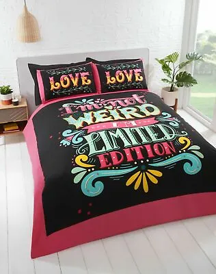 £19.95 • Buy Limited Edition Duvet Quilt Cover Bedding Set Single Double King 