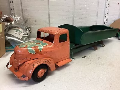 Pressed Steel Large Turner Dump Truck  28 Inches Long • $85