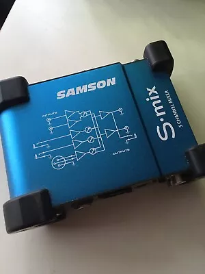 Samson S-mix Rugged Miniature 5 Channel Audio Mixer • £19.99
