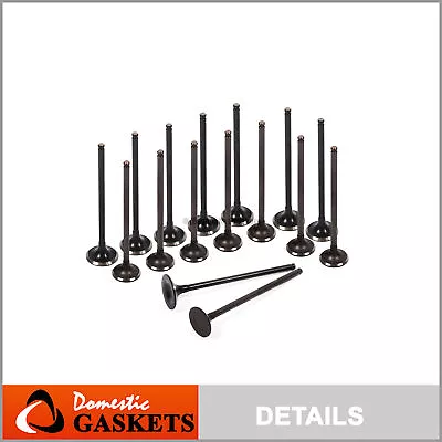 High Performance Intake Exhaust Valves Fit 92-05 Honda D16Z6 D17A1 D17A2 A6 • $109.28