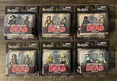 The Walking Dead Minimates Lot Figure Diamond Select Michonne Rick Grimes New • $25