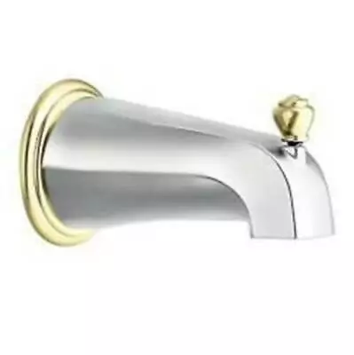 New Moen 3807CP Monticello Shower Tub Bath Faucet Diverter Spout Chrome Brass • $89.95