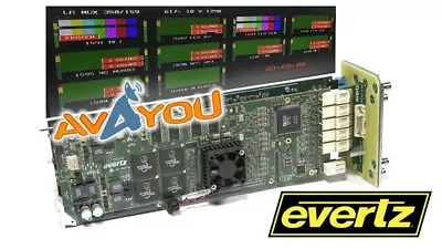 Evertz 7767VIP12-HSN 12 Input HD/SD/Analog Multiviewer Card +3RU For 7800FR • $465