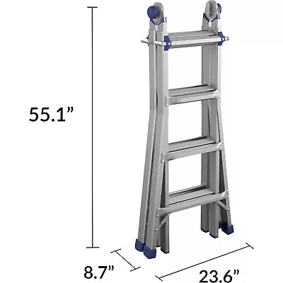Cosco Articulating Multi-Position Ladder 18ft. Model# 20918T1ASN • $184.99