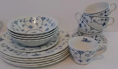 Vintage Myott Finlandia Staffordshire England 18 Pc Dinnerware Set Plates Bowls • $92.79