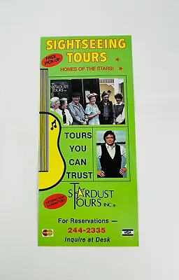 $26.99 • Buy Vintage Sightseeing Tours Homes Of The Stars Stardust Tours Opryland Pamphlet