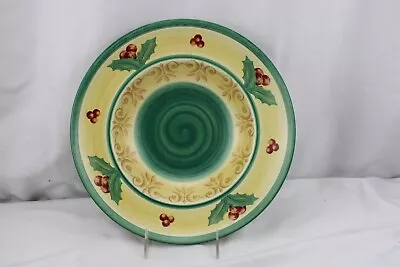 Villeroy Boch Merry Winter Holly Berry 12  Pasta Salad Bowl • $37.49