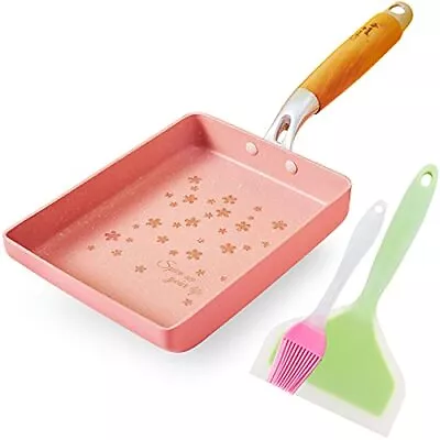  Tamagoyaki Japanese Omelette Pan Nonstick 5” Sakura Pink（Nihon Style） • $32.45