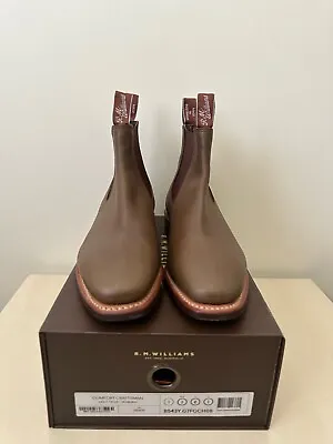NEW RM Williams Light Olive Comfort Craftsman Boots Size UK/AU 8G • $430