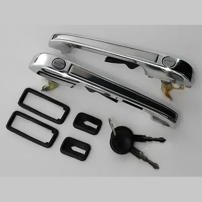 ✅ Chrome Look Door Handle Set VW Golf Jetta Caddy Mk1/Mk2 FREE SHIPPING ✅ • $69