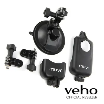 Veho Short Based Muvi Suction Mount 2 Holders Cradle & Tripod - Vcc-a020-usm • £11.20