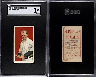 1909-1911 T206 Joe Kelley Toronto HOF SGC 1 EPDG ***El Principe De Gales*** • $229.99