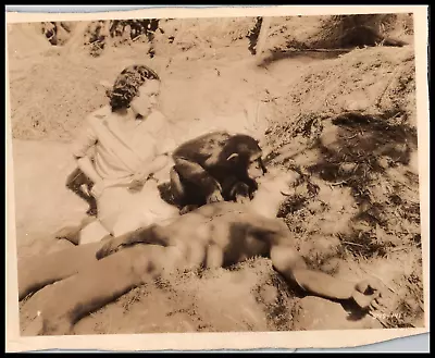 Maureen O'Sullivan + Johnny Weissmuller Tarzan The Ape Man 1932 ORIG Photo 716 • $149.99