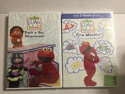 2 New Sesame Street DVDs Sealed - Elmo's World  • $12.95