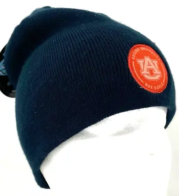 NEW AU Auburn Tigers War Eagle Zephyr Winter Knit Beanie Hat Cap Navy Blue OSFM • $25.49