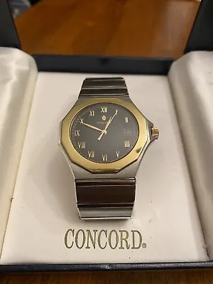 Concord Mariner SG500 18KT/SS Quartz Men’s Watch With Box • $800