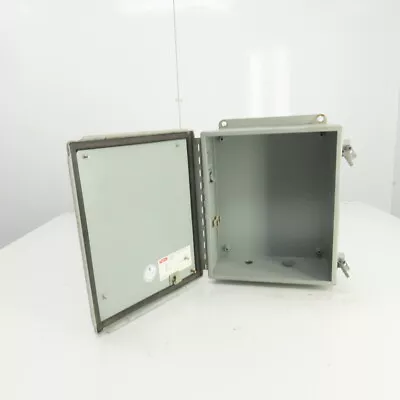 Hoffman A1210CH  12  X 10  X 5  Wall Mount Electrical Enclosure Hinged Door • $38.99