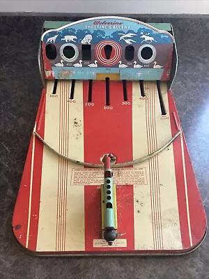 £34.08 • Buy Vintage Original Wolverine Shooting Gallery Lithographed Tin Game Toy Usa Made