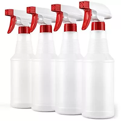 4 Pack 16oz Empty Spray Bottles For Cleaning Plants Pet BBQ Vinegar Alcohol • $19.70