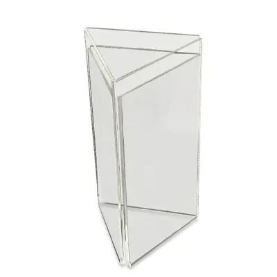 Menu Holder Acrylic Perspex Table Talker 1/3rd A4 DL 3 Face Three Sided X 10 • £95.05