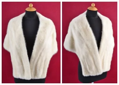 Us4835 Real Mink Fur Stole Ranch Mink Cape Scarf Mink Collar Shawl - Nerz Stola • $249