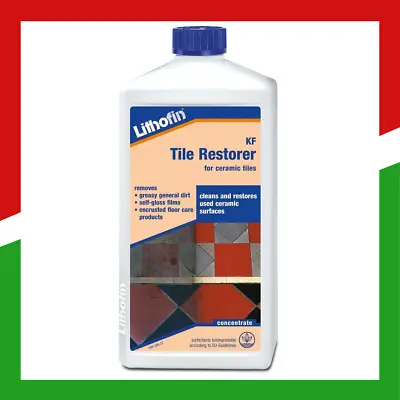 Lithofin KF Tile Restorer 1L Ceramic/Quarry Cleaner/Victorian Tile Cleaner • £25.99