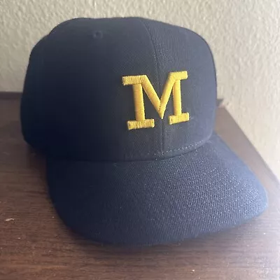 University Of Michigan Wolverines Jordan Jumpman  Fitted Hat Cap  Sz 7 3/8 • $18.99