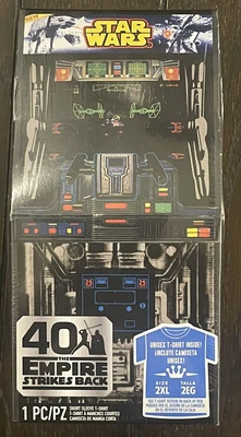 $16.40 • Buy Star Wars Empire Strikes Back 40th Anniversary Arcade Tee T-shirt 2XL New Sealed