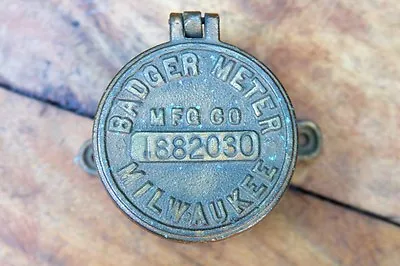 Vintage Badger Water Meter Milwaukee Wisconsin Brass Steampunk • $65