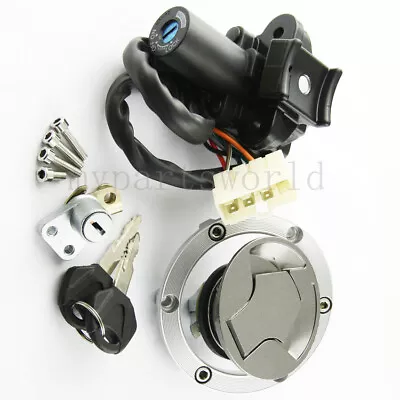 For Kawasaki Ignition Switch Fuel Gas Cap Seat Lock Key Set EX250 Ninja250 BR250 • $62.99