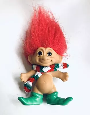 Russ 3  Merry Little Christmas Troll Holiday Doll Red Hair  • $13.49