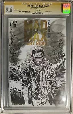 Mad Max: Fury Road 1 CGC SS 9.6 Original Sketch By James O’Barr NM • £302.40