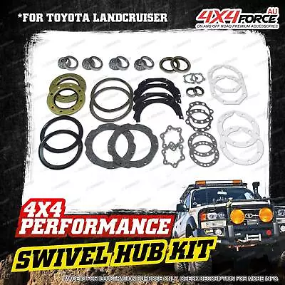$89.95 • Buy Swivel Hub Bearing Seal Kit For Toyota Landcruiser 76 78 79 80 105 Series