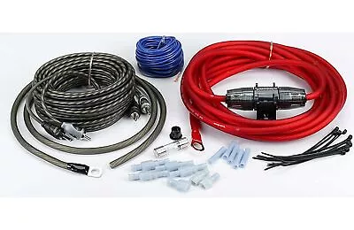 Rockford Fosgate RFK8I 8 Gauge Amp Amplifier Installation Wiring Kit W/RCA's • $69.99