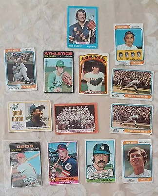 $15 • Buy Vintage Baseball Cards - Lot Of 13