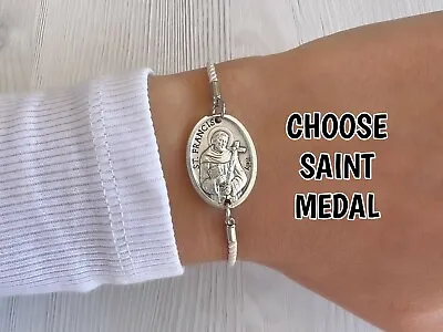 St Francis Xavier Medal Bracelet Religious Jewelry For Men Women Confirmation • $12.90
