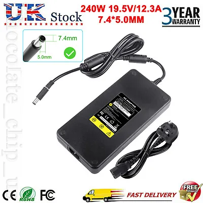 £38.99 • Buy Delta 240W AC Adapter Charger For Dell Precision M6400 M6500 M6600 M6700 M6800 
