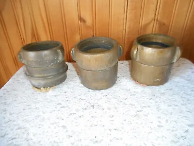 3 Vintage Brass Fire Hose Connector Cherry Valley FD NY • $15.99