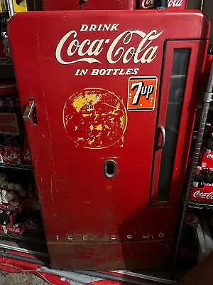 Coca Cola Coke Machine 1950 Vendo E110A (Needs Electrical Work) • $2275