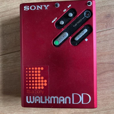 $368.64 • Buy Sony Walkman WM-DD10 Red Portable Cassette Player Used Vintage