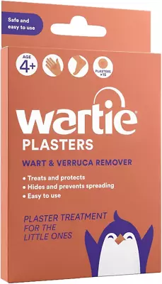 Wartie Plasters - Verruca & Wart Remover - Protect Treat And Prevent - Easy And • £11.94