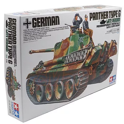 Tamiya 1/35 Military Miniature Panther Type G Late Version Scale Model Kit#35176 • $16.99