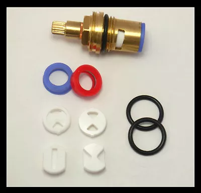 Replacement Ceramic Discs For Quarter Turn Tap Valve Cartridge Seals Repair Kit • £5.99