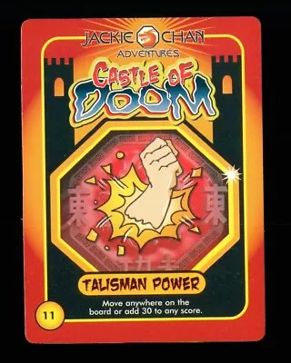 1 X Jackie Chan Adventures Castle Of Doom Card 11 Talisman Power • £2.19