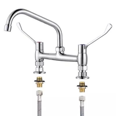 Commercial Sink Faucet Wrist Blade Handles: Medical Faucet With 8  Swivel Spo... • $99.99