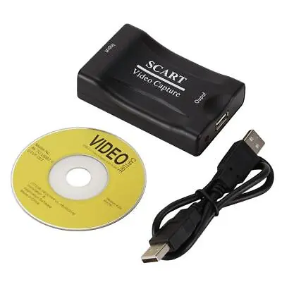 £17.14 • Buy Professional SCART To USB2.0 Video Audio Converter Adapter Grabber For DVD HDTV